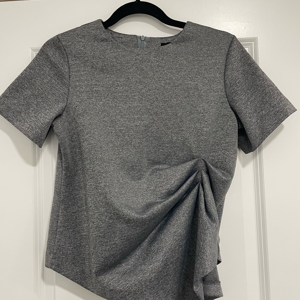 Elegant Gray Women's Top